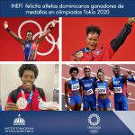 Atleas dominicanos gandores en Olimpíadas de Tokio 2020