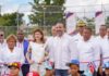 Vicepresidenta Raquel Peña y el INEFI entregan estadio de béisbol escolar en Santo Domingo Este